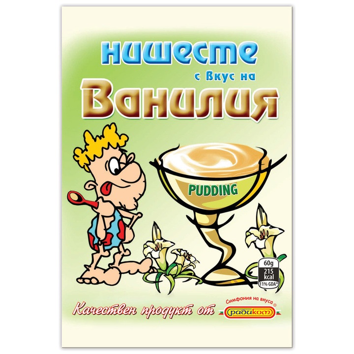 Нишесте с вкус на ванилия Радиком, 60 гр