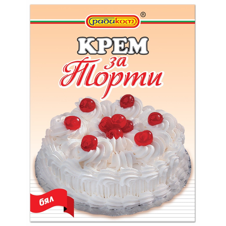 Крем за торти бял Радиком, 50 гр. - eMAG.bg