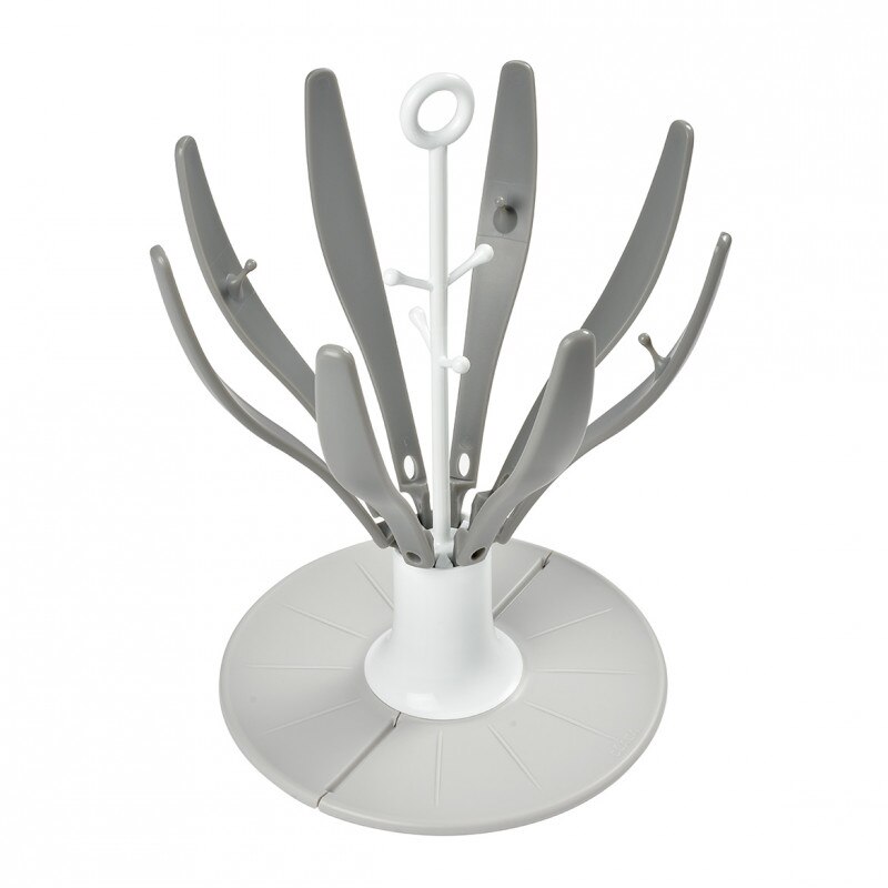 Uscator Beaba pliabil biberoane Floare - Gri