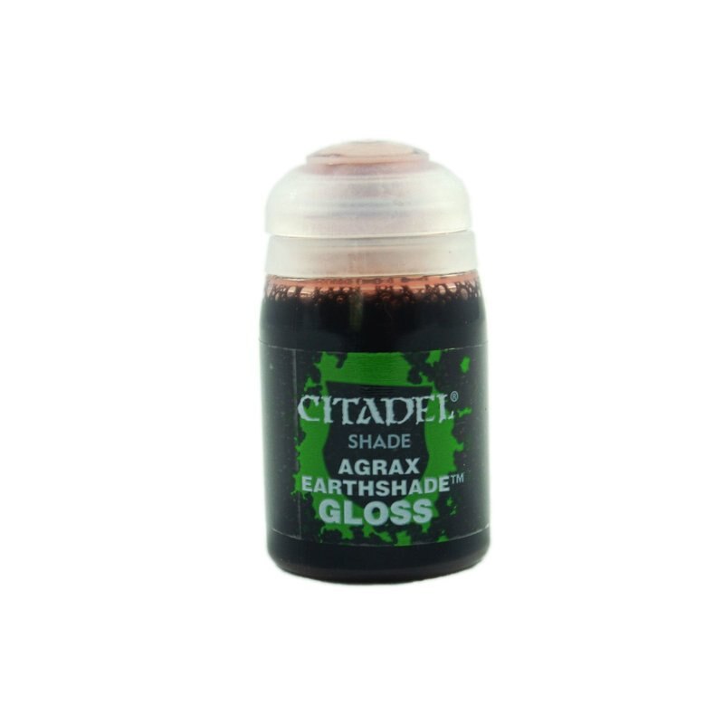 Vopsea miniaturi, Citadel, Shade Agrax Earthshade Gloss, 24ml