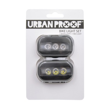Set 2 lumini bicicleta Urban Proof Clip Negru Set 2 lumini bicicleta Urban Proof Clip Negru