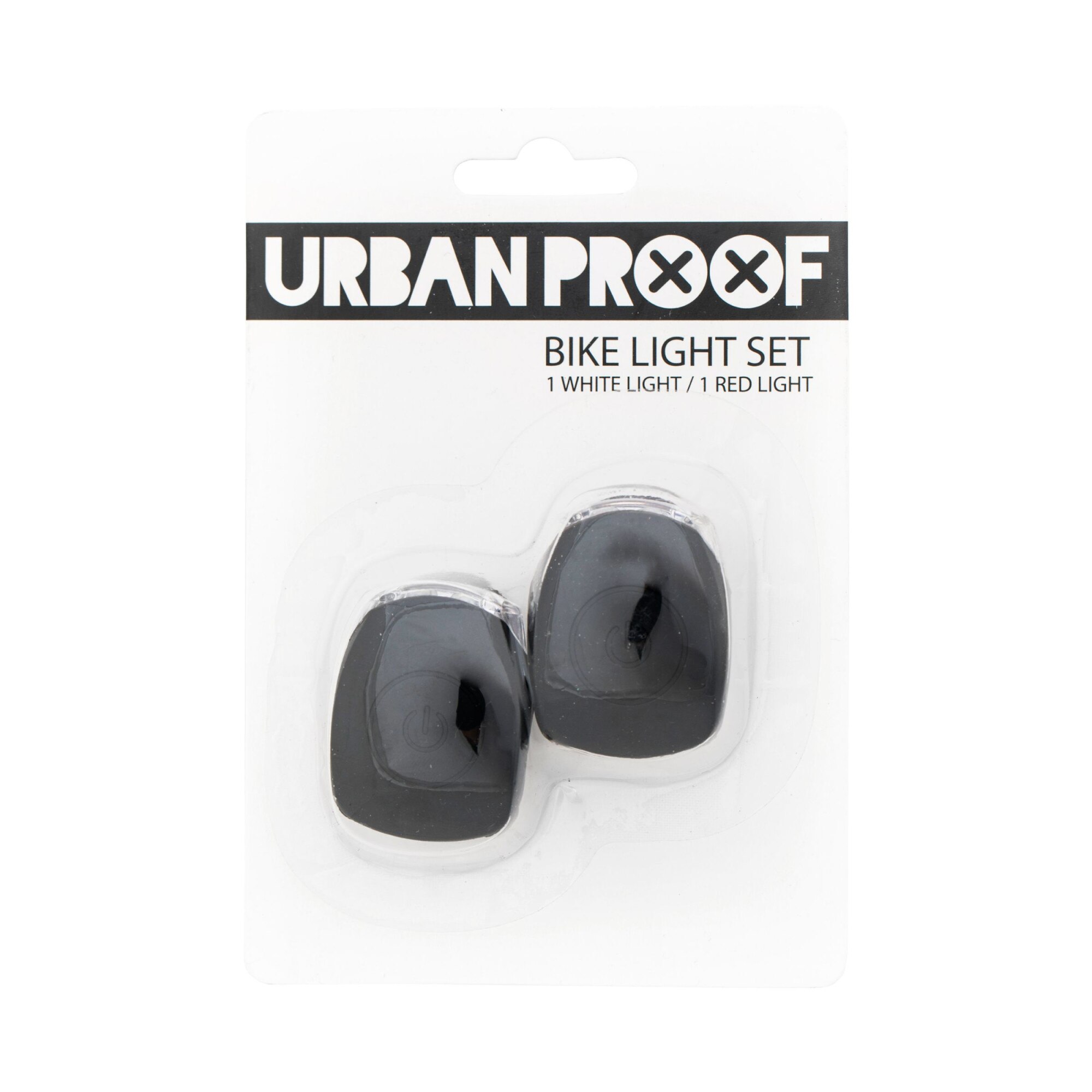 Set 2 lumini bicicleta Urban Proof Silicon Negru