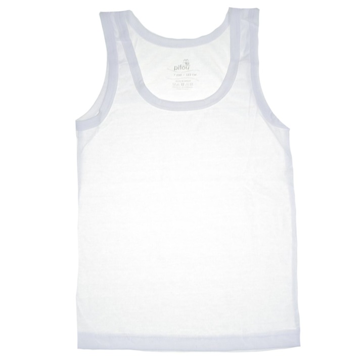 Pifou polo gyerekeknek, feher, Fehér