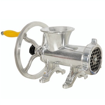 Masina de tocat carne nr.22 cu fulie mare, corp aluminiu, Alpin Premium Masina de tocat carne nr.22 cu fulie mare, corp aluminiu, Alpin Premium