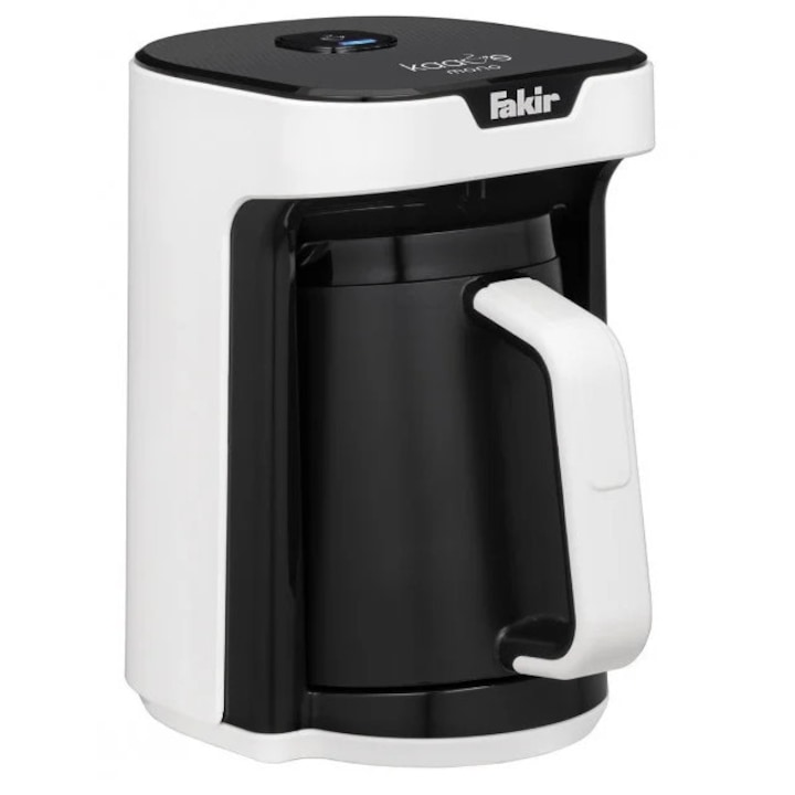 Aparat cafea turceasca Fakir Kaave, Luminasense Technology, 1-4 cesti, Avertizare sonora, Alb