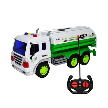Masina salubrizare cu telecomanda si acumulator, 27x10x8 cm, City Service , Robentoys Masina salubrizare cu telecomanda si acumulator, 27x10x8 cm, City Service , Robentoys
