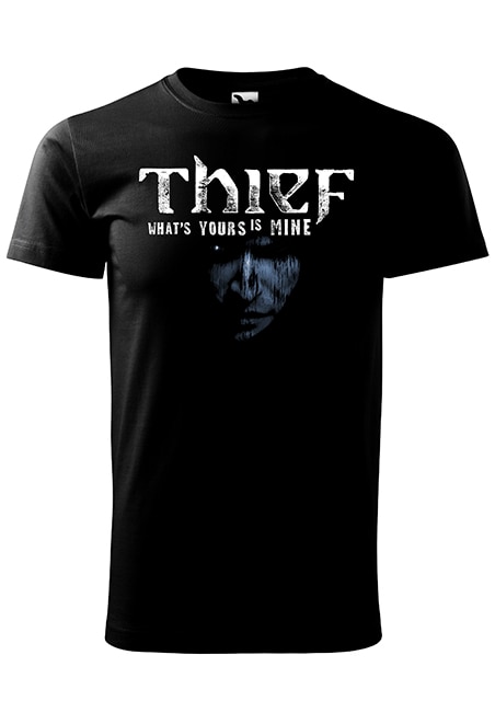 Tricou cu maneca scurta,K-off,negru,Thief