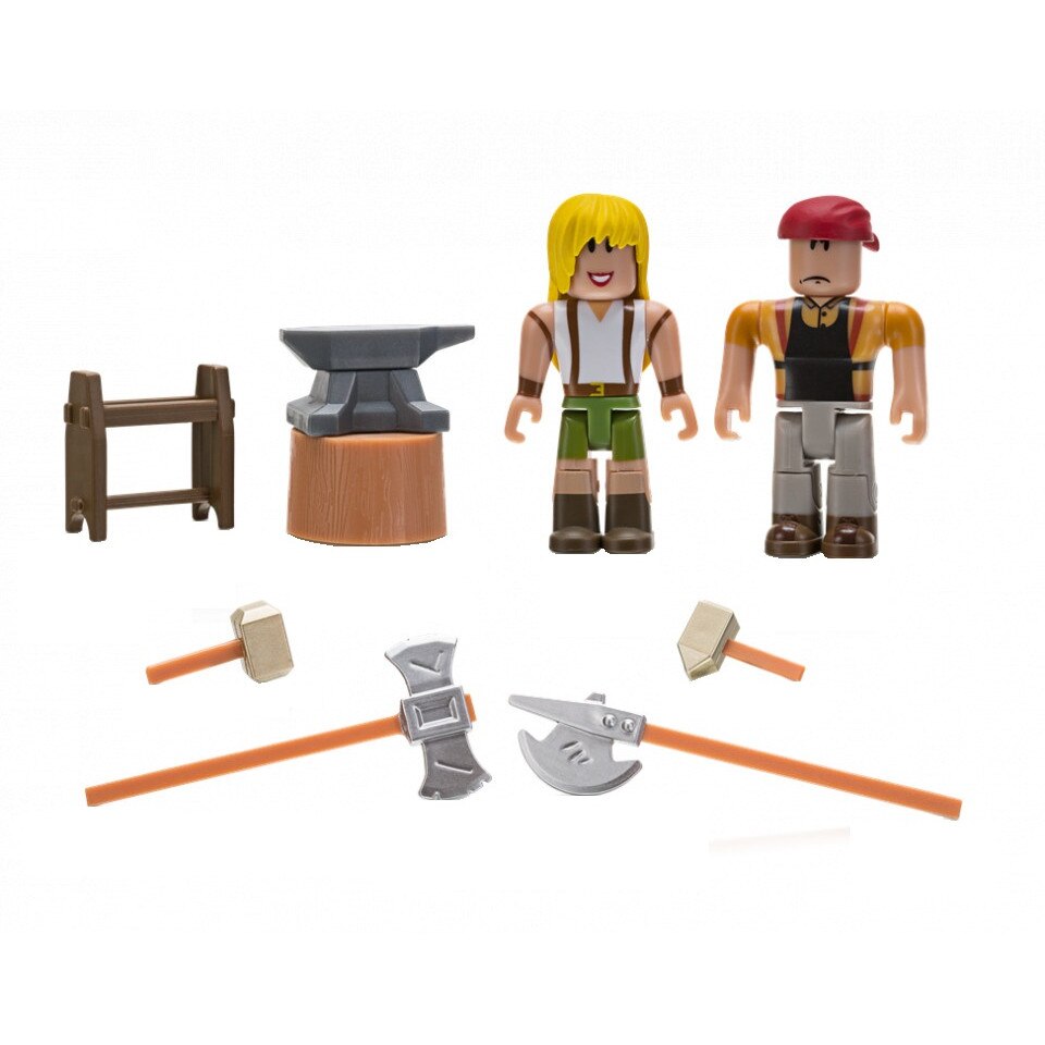 Set de joaca Roblox cu 2 Figurine, model Forger S Workshop
