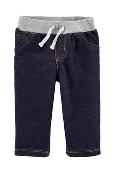 Carter's, Pantaloni cu aspect denim, Bleumarin inchis, 55-61 CM Carter's, Pantaloni cu aspect denim, Bleumarin inchis, 55-61 CM