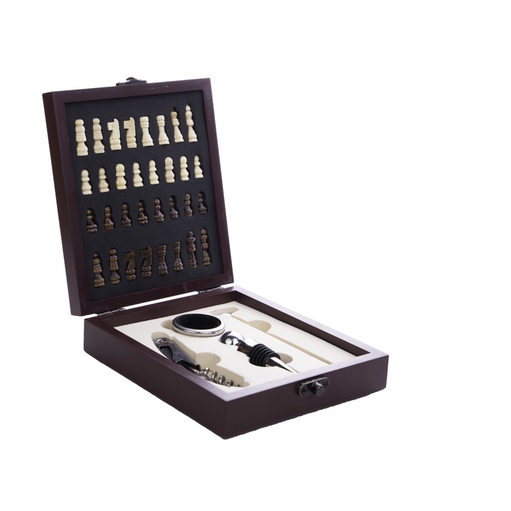 Set accesorii pentru vin Temperature Checkmate, Addagifts