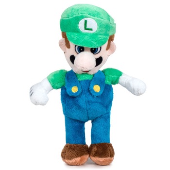 Jucarie de plus, Super Mario Bros - Luigi, multicolor, inaltime 20 cm Jucarie de plus, Super Mario Bros - Luigi, multicolor, inaltime 20 cm