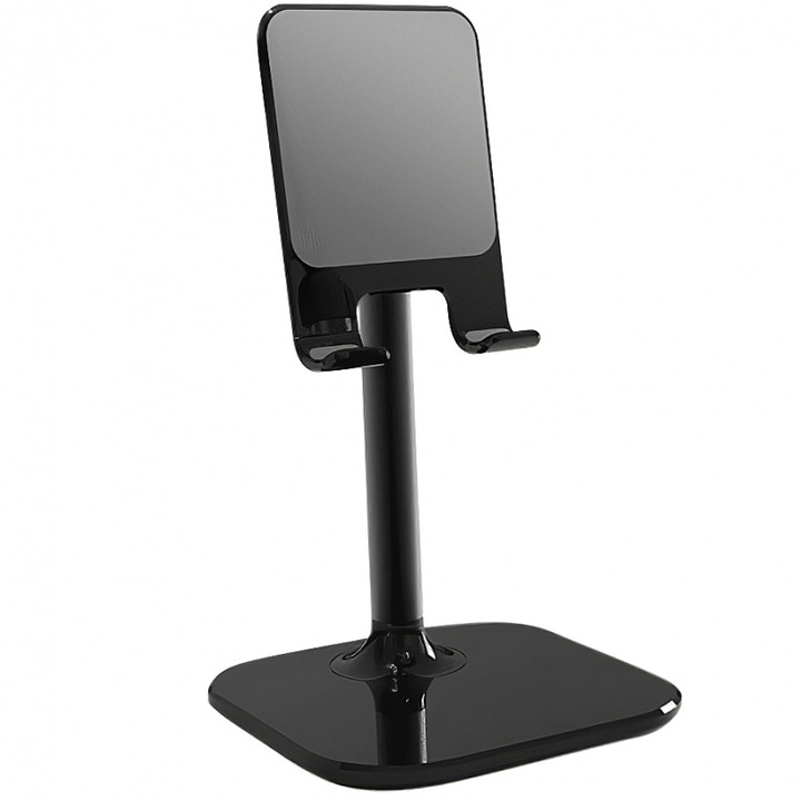Suport de birou universal pentru Telefon / Tableta, SmartGSM, Negru