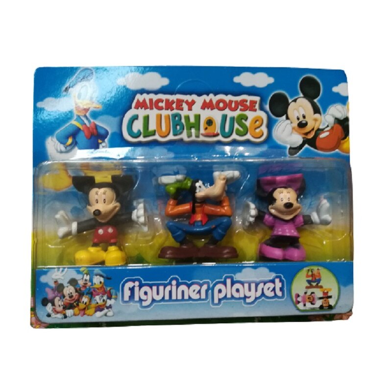 Set 3 figurine Prietenii lui Mickey Mouse, 7 cm