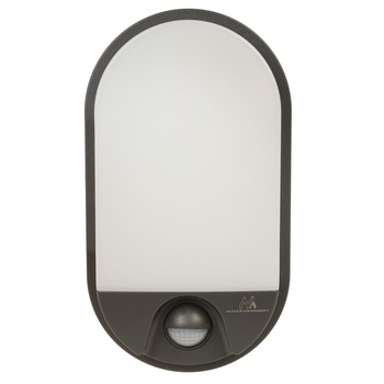 Lampa cu senzor de miscare in infrarosu cu LED MCE340 GR 1100lm 15W IP54 Maclean Energie gri, alb natural (4000K) Lampa cu senzor de miscare in infrarosu cu LED MCE340 GR 1100lm 15W IP54 Maclean Energie gri, alb natural (4000K)