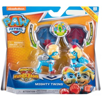 Set figurine Spin Master Patrula catelusilor 2 figurine Mighty tweens Set figurine Spin Master Patrula catelusilor 2 figurine Mighty tweens