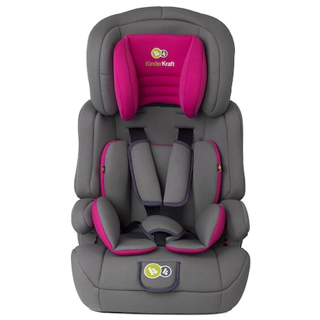 Столче за кола Kinderkraft Comfort UP, 9 - 36 кг, Розово