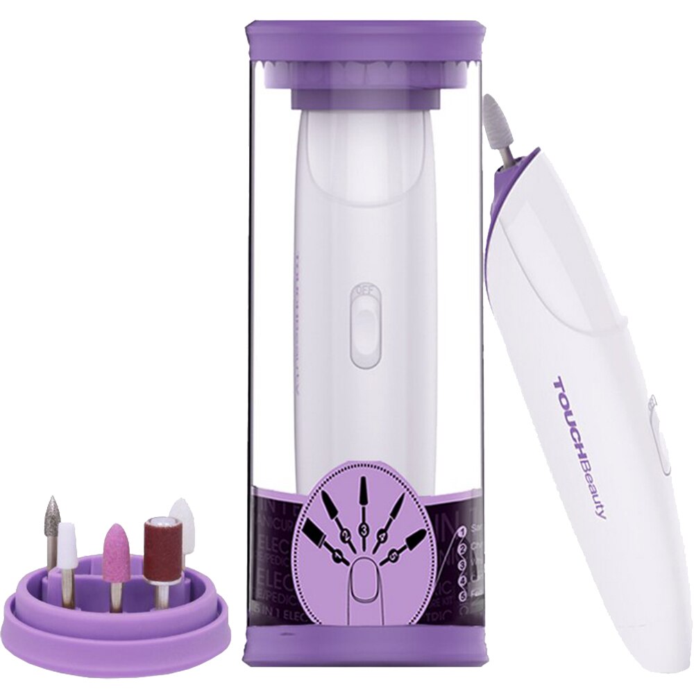 Set Touch Beauty 5 In 1 Electric Manichiura si Pedichiura cu LED