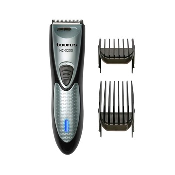 Masina de tuns Taurus HC 0200, cutit inox, 11 trepte de taiere intre 0,8mm - 36 mm, tuns par/ barba, accesorii Masina de tuns Taurus HC 0200, cutit inox, 11 trepte de taiere intre 0,8mm - 36 mm, tuns par/ barba, accesorii