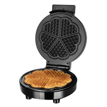 Aparat pentru preparat vafe STARCREST WM-1912, 1000 W, 5 vafe, Placi antiaderente, Indicator luminos, Negru Aparat pentru preparat vafe STARCREST WM-1912, 1000 W, 5 vafe, Placi antiaderente, Indicator luminos, Negru