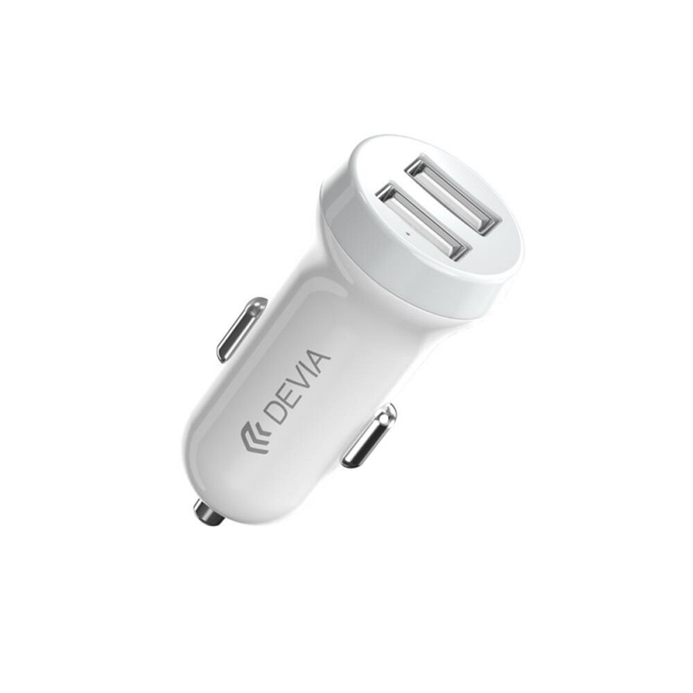 Adaptor Auto Devia 2 USB – 3A Smart Car Charger Pachet de 8 bucati, IQ Idrawer Blister