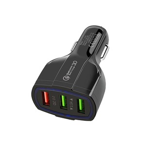 Incarcator Auto A++/AIX/Quick Charge 3.5 + 3.0 A 35 W/ Car Charger/ Car Charger Adapter/USB Type C / Ports USB Qualcomm QC Fast Charging Adapter Quick Charge 3.0, culoare negru