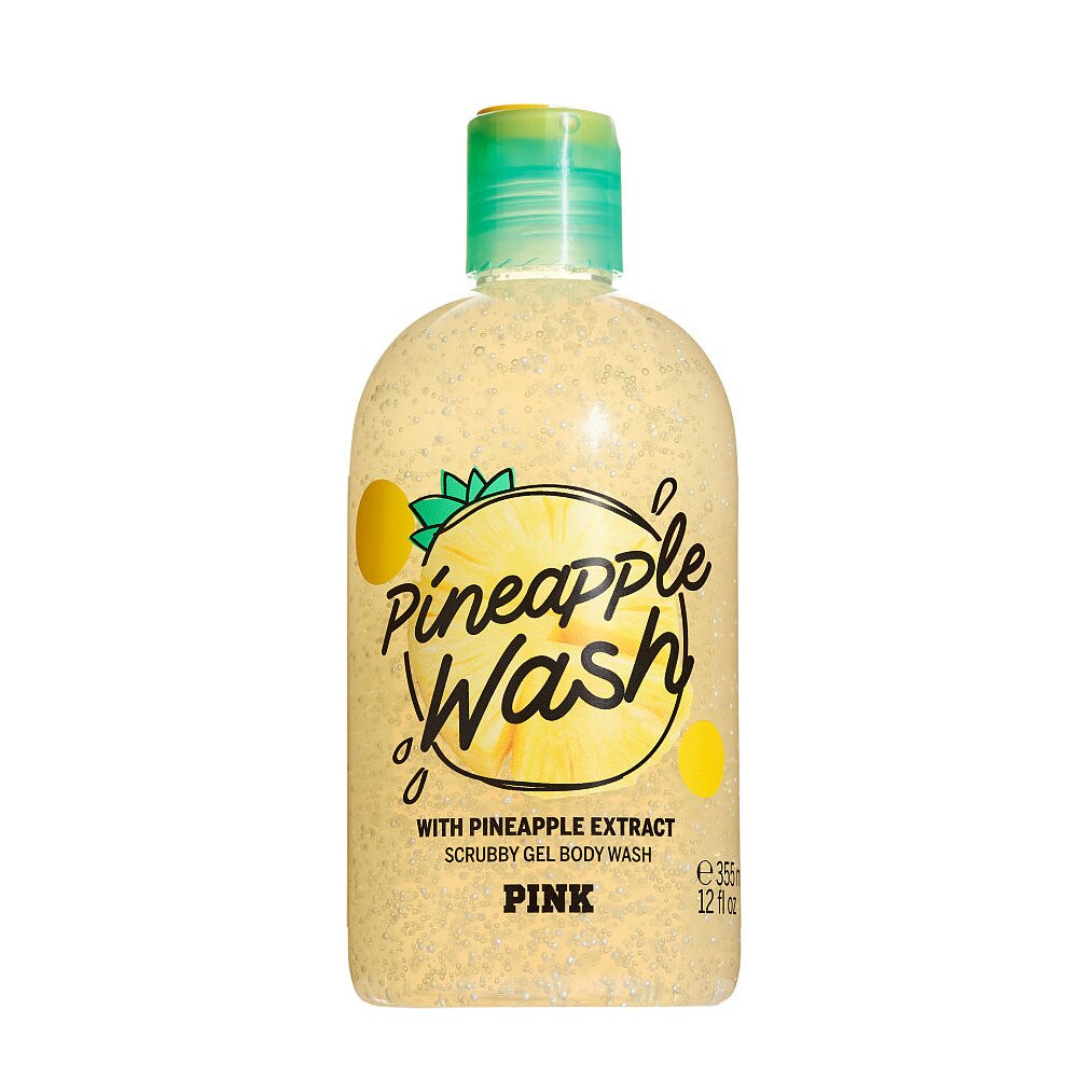 Gel de dus cu Scrub, Pineapple Wash, PINK, Victoria's Secret, 355ml
