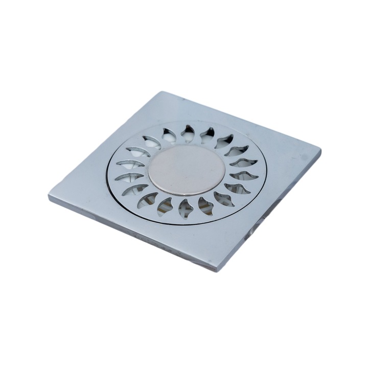 Sifon pardoseala, TRENDY'S, 10x10 cm, inox