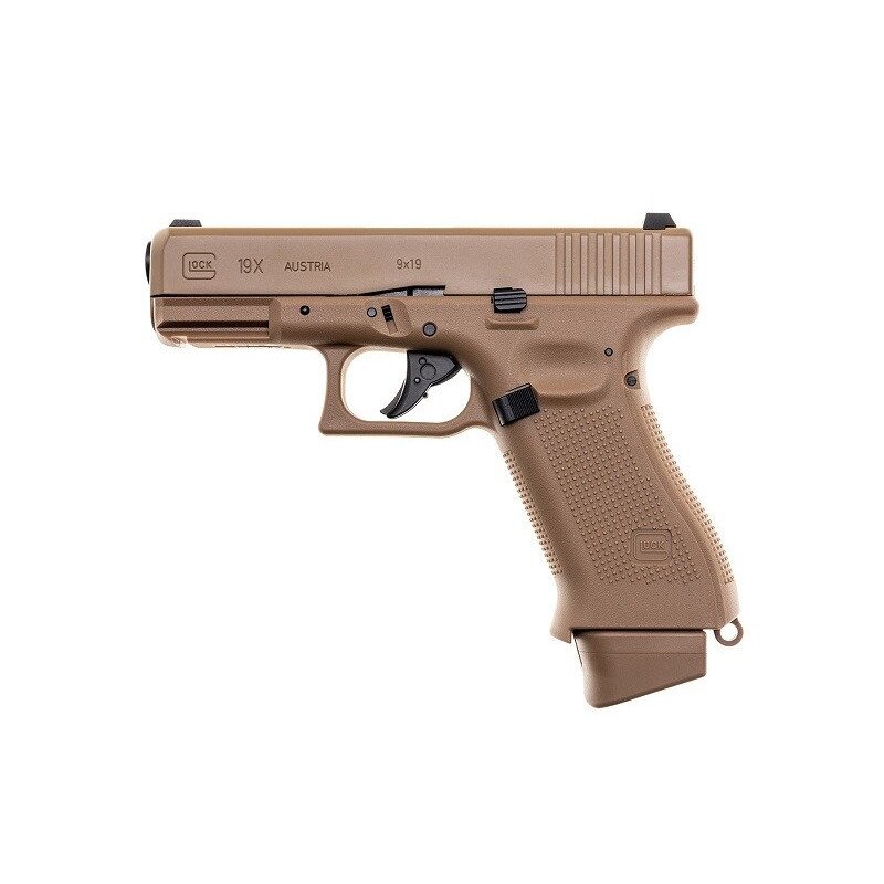 Pistol Airsoft GBB Glock 19X CO2 Coyote Umarex