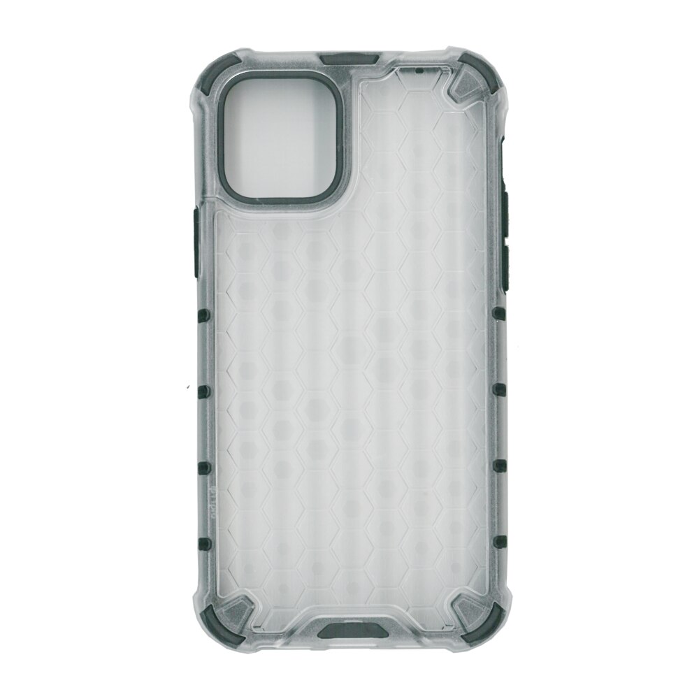 Husa protectie spate anti-shock hexa, alb, pentru iPhone 12 - Millo