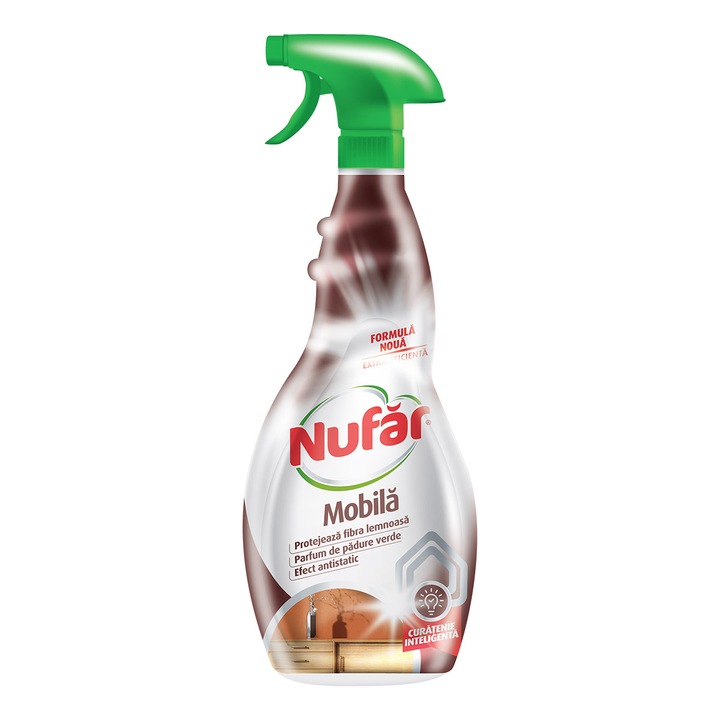 Препарат за почистване на мебели Nufar, 500 мл