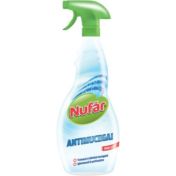 Solutie antimucegai fara clor Nufar, 500 ml Solutie antimucegai fara clor Nufar, 500 ml