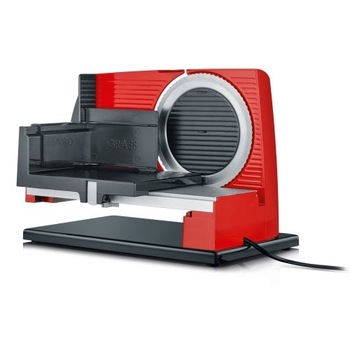 Feliator profesional alimente Graef, SlicedKitchen S11003, cu placa de acoperire a lamei pentru feliere perfecta, design compact, multifunctional, rosu Feliator profesional alimente Graef, SlicedKitchen S11003, cu placa de acoperire a lamei pentru feliere perfecta, design compact, multifunctional, rosu