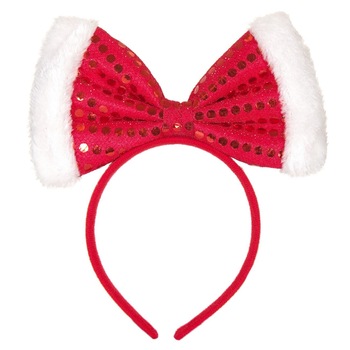 Cordeluta Craciun cu fundita decorativa, 23 cm Cordeluta Craciun cu fundita decorativa, 23 cm