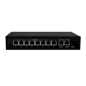 Switch PoE 8-Port 10/100Mbps IEEE 802.3af/802.3at + Extra 2-Port 10/100/1000 Mbps UPLINK RJ-45 Switch PoE 8-Port 10/100Mbps IEEE 802.3af/802.3at + Extra 2-Port 10/100/1000 Mbps UPLINK RJ-45