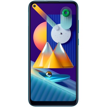 Telefon mobil Samsung Galaxy M11, Dual SIM, 32GB, 4G, Metallic Blue Telefon mobil Samsung Galaxy M11, Dual SIM, 32GB, 4G, Metallic Blue
