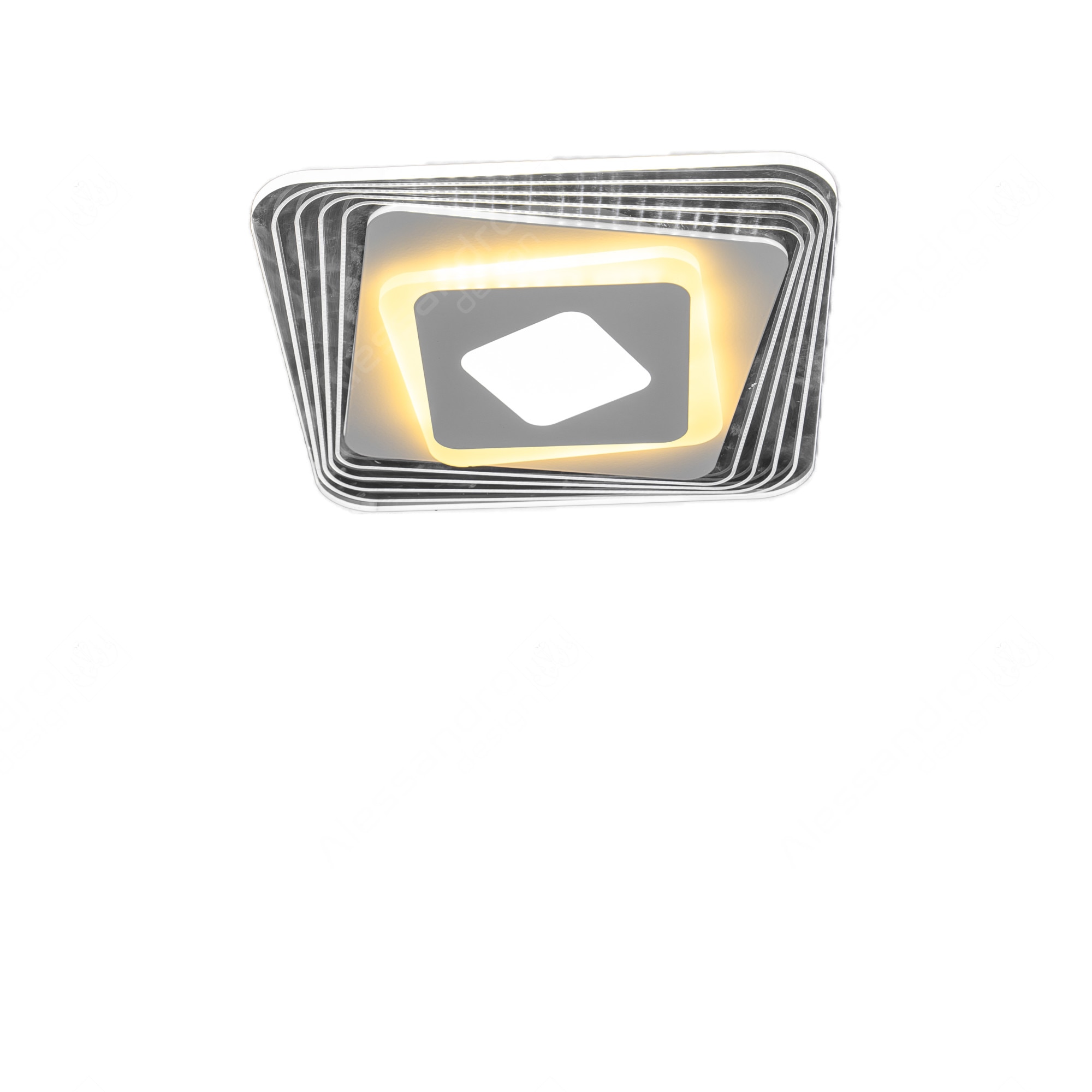 Lustra Led Alessandro Design Bright Square 66 W, 07-5062S