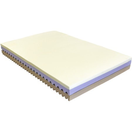 Saltea Kring Queen 8+8+5+2cm , 4D, Superortopedic, 160x200 cm, Inaltime 23 cm, 5 cm spuma cu memorie, 7 zone de confort