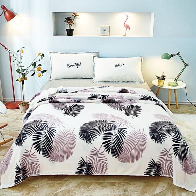 Patura cocolino moale cu model pat dublu 200X235cm culorii vii FN120