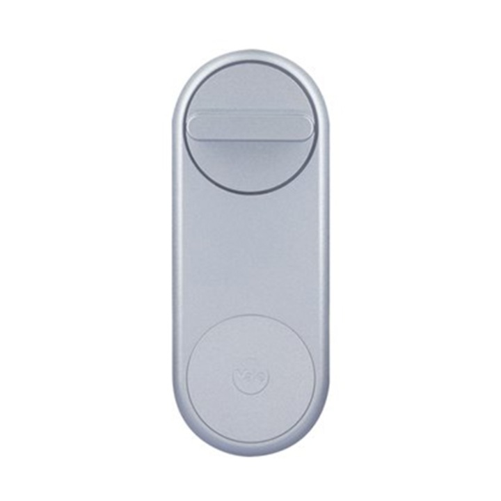Смарт секретна брава Yale Linus 05/101200/SI, IOS, Android, Bluetooth 4.2, Криптиране BLE/AES/TLS, Сребрист