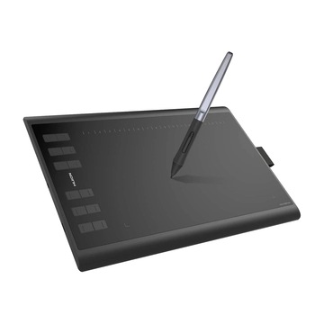 Tableta grafica HUION Inspiroy H1060P, Functie de inclinare ± 60 °, Stilou fara baterie, Presiune 8192 5080LPI, 12 taste personalizabile, Negru Tableta grafica HUION Inspiroy H1060P, Functie de inclinare ± 60 °, Stilou fara baterie, Presiune 8192 5080LPI, 12 taste personalizabile, Negru