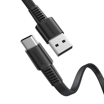 Cablu de date/ Incarcare UGREEN US332, USB-C, QC 3.0, 3A, 2m, Negru Cablu de date/ Incarcare UGREEN US332, USB-C, QC 3.0, 3A, 2m, Negru