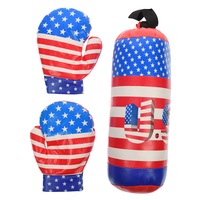 Set mini sac de box si manusi, 32 cm, pentru copii - 190C18