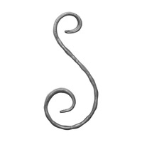 element s pentru porti si garduri din fier forjat profil amprentat 150mm 1010001 imagen 30_0_
0