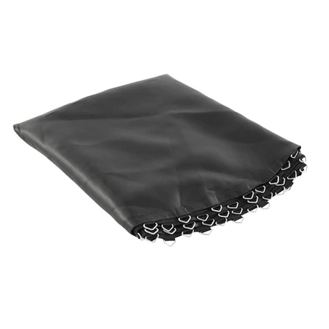 Suprafata de sarit pentru trambulina cu diametrul de 180 cm, 36 de prinderi, din polipropilena, Negru