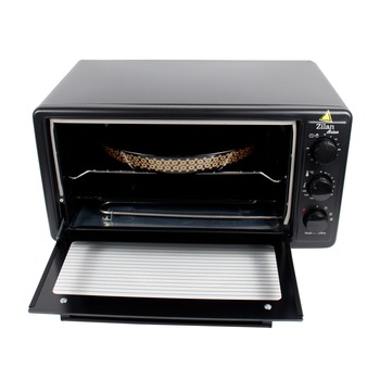 Cuptor electric Zilan 38 Litri, 1500W, Timer control 90 min, Gratar, Tava dreptunghiulara, Negru / ZLN 5320 Cuptor electric Zilan 38 Litri, 1500W, Timer control 90 min, Gratar, Tava dreptunghiulara, Negru / ZLN 5320