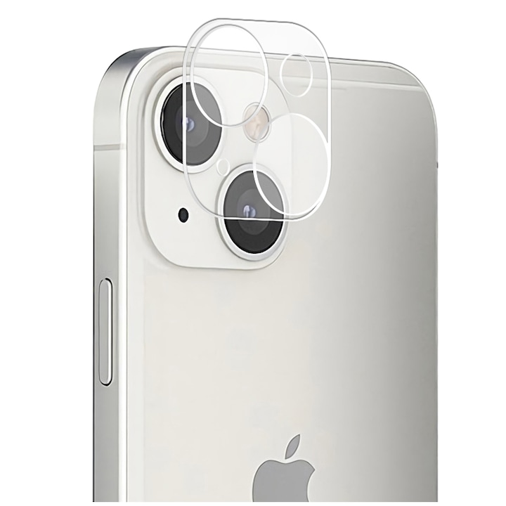 Стъклен протектор за камера за iPhone 13, Прозрачен