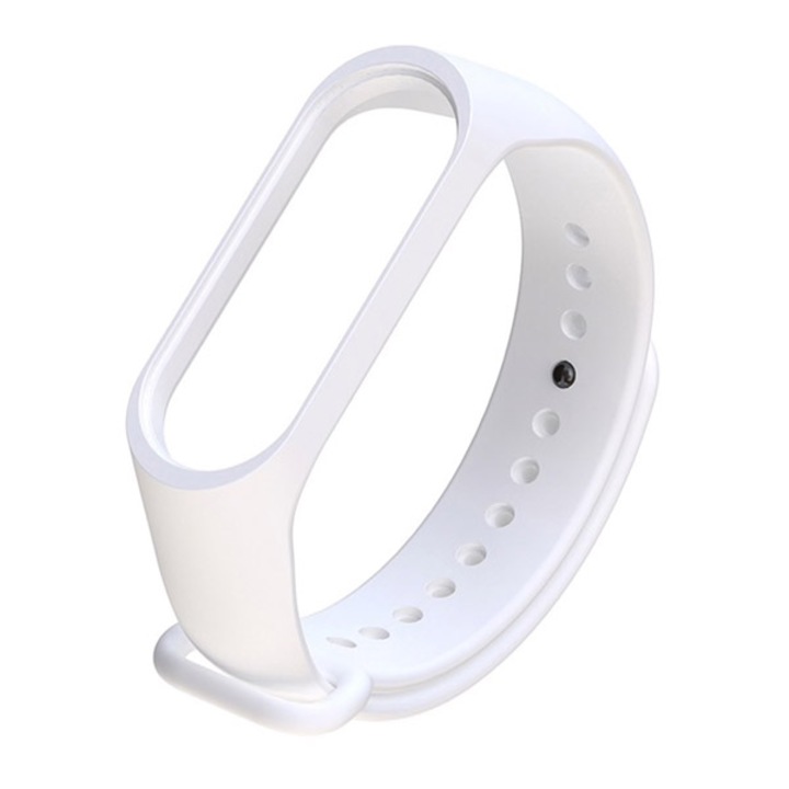 Curea pentru bratara fitness, Nordic, Compatibila cu Xiaomi Mi Band 5, Alb