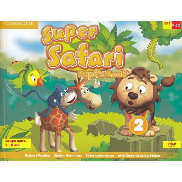 Super Safari 2. Pupil's Book. Limba engleza - Grupa mare + CD - Herbert Puchta