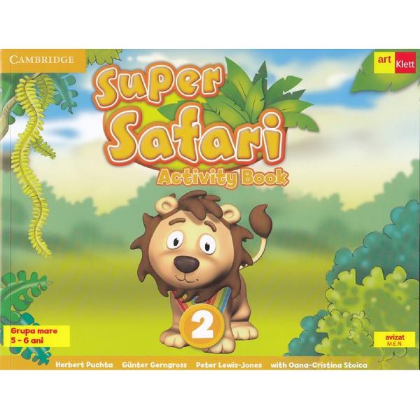 Super Safari 2. Activity Book. Limba engleza - Grupa mare + CD - Herbert Puchta