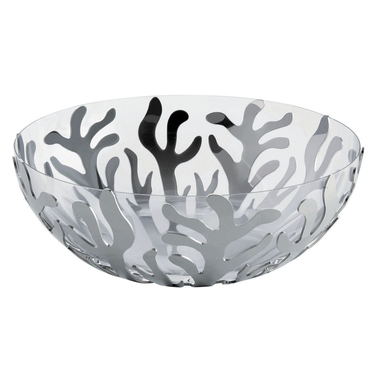 Bol pentru salata/fructiera din otel inoxidabil si rasina termoplastica, ''Mediterraneo'' - Alessi